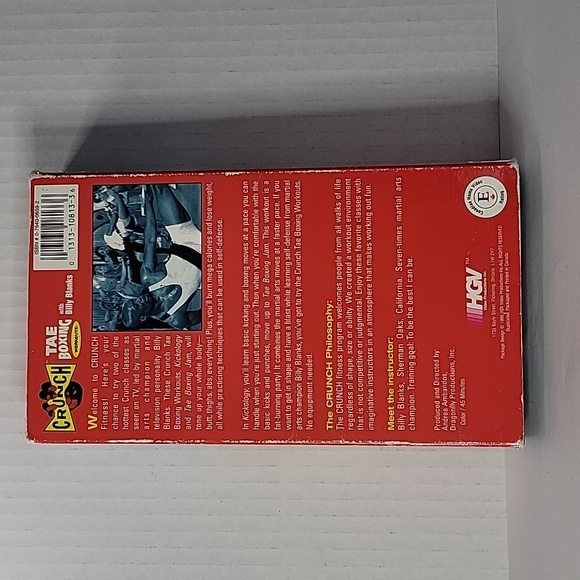 ๐ 1999 VHS Tae Boxing Crunch Workout Billy Blanks - Picture 3 of 4